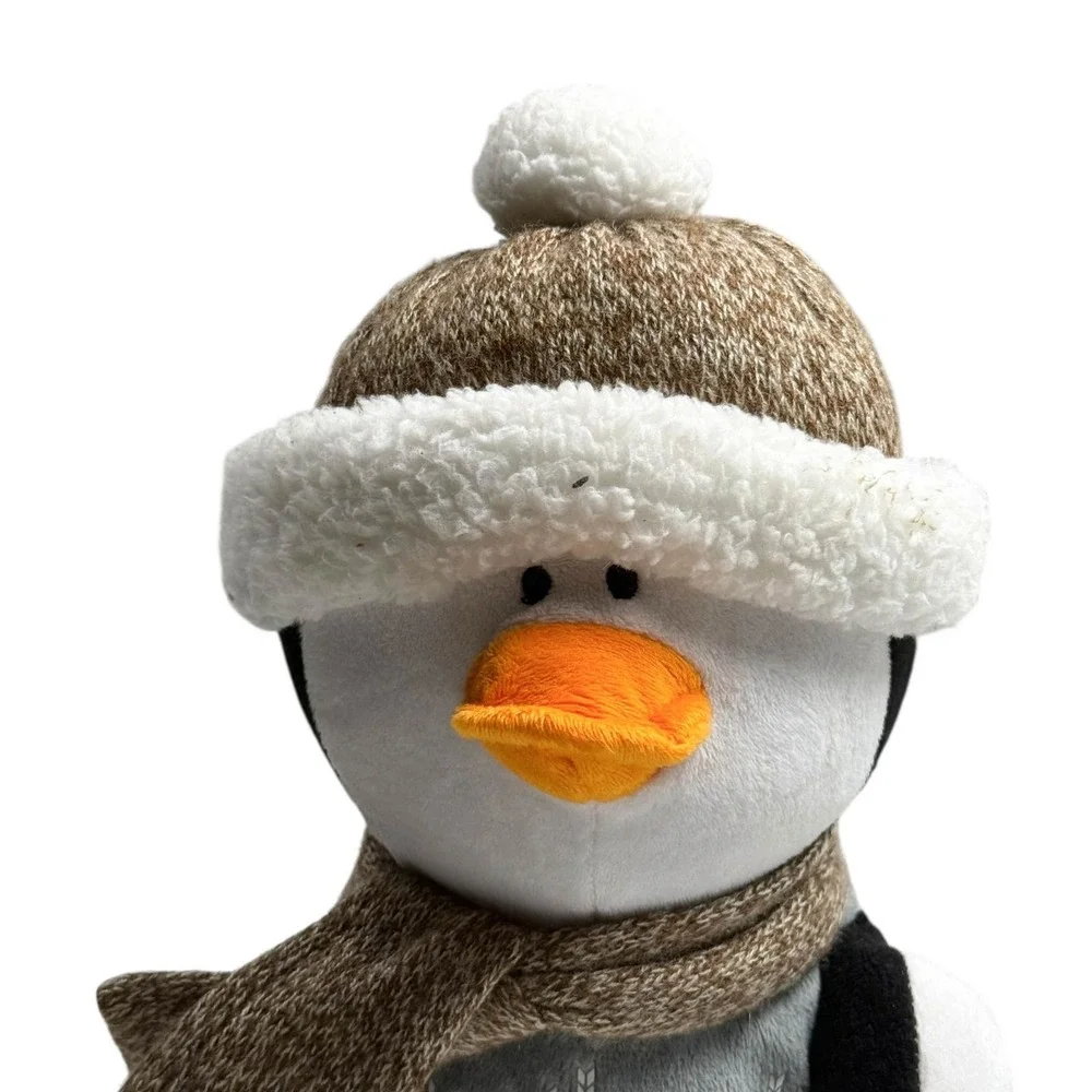 Gemmy Shuffler Animated Christmas Penguin Sings Honey I'm Good Dances SEE VIDEO